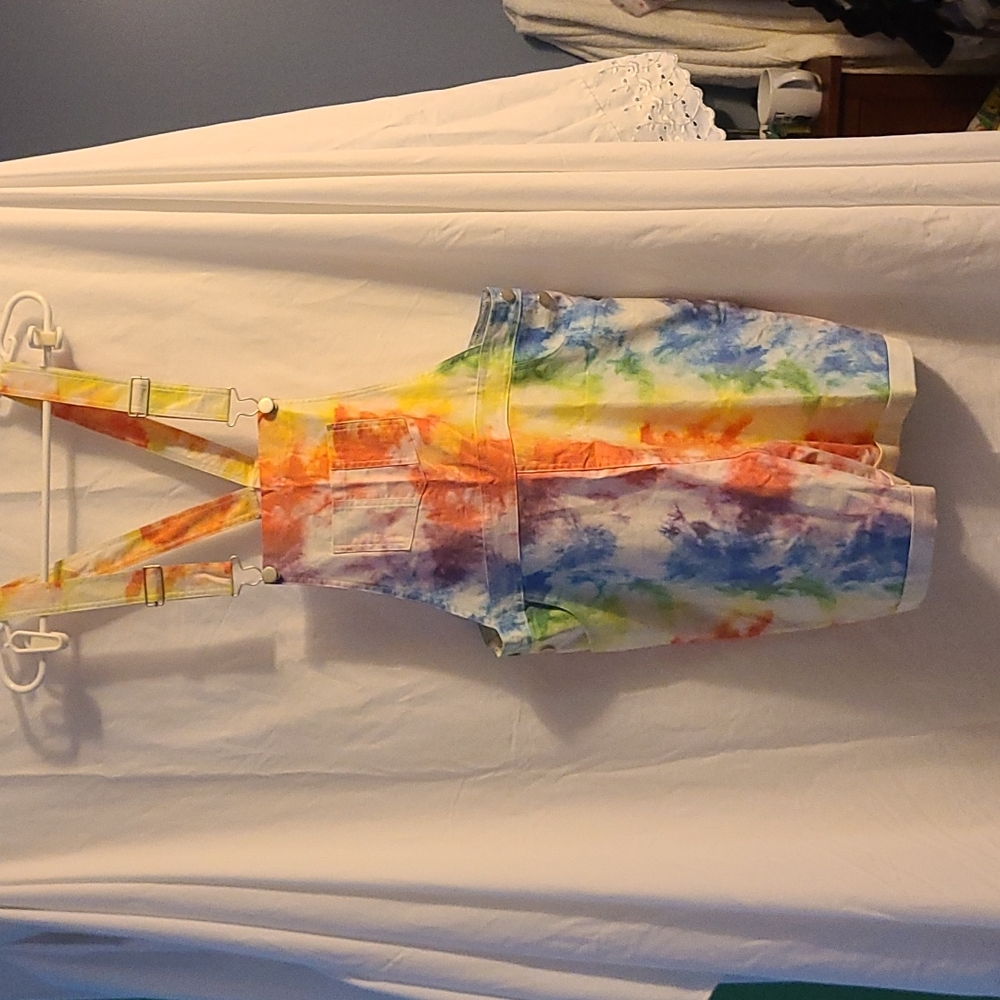 Tye-Dye Overalls (fits like a medium)